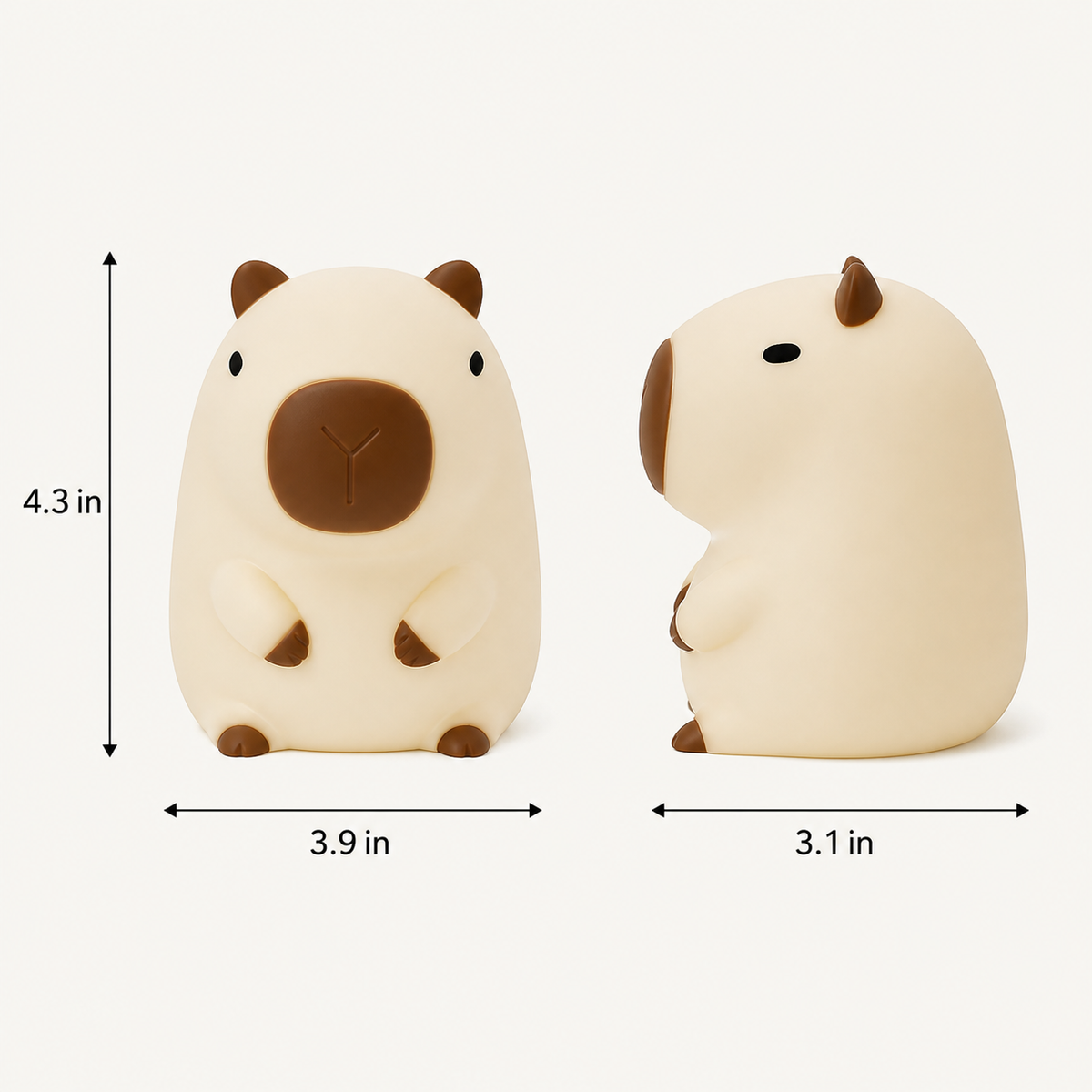 ObiPeanut – Pocket Capybara Night Lamp