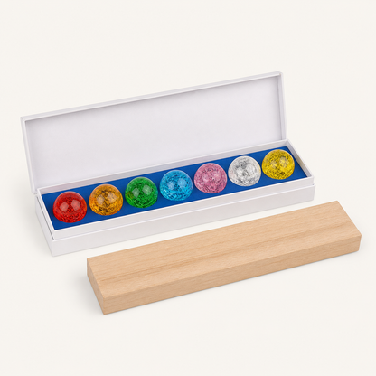 Healing Spheres – Natural Stone Lamp Set