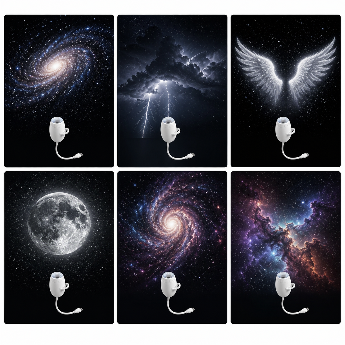 Galaxy Duo – Mini Two-in-One Galaxy Lamp