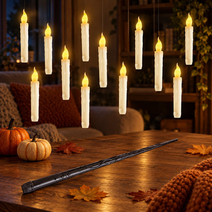 Floating Candles – Flameless LED Candles with Wand Remote