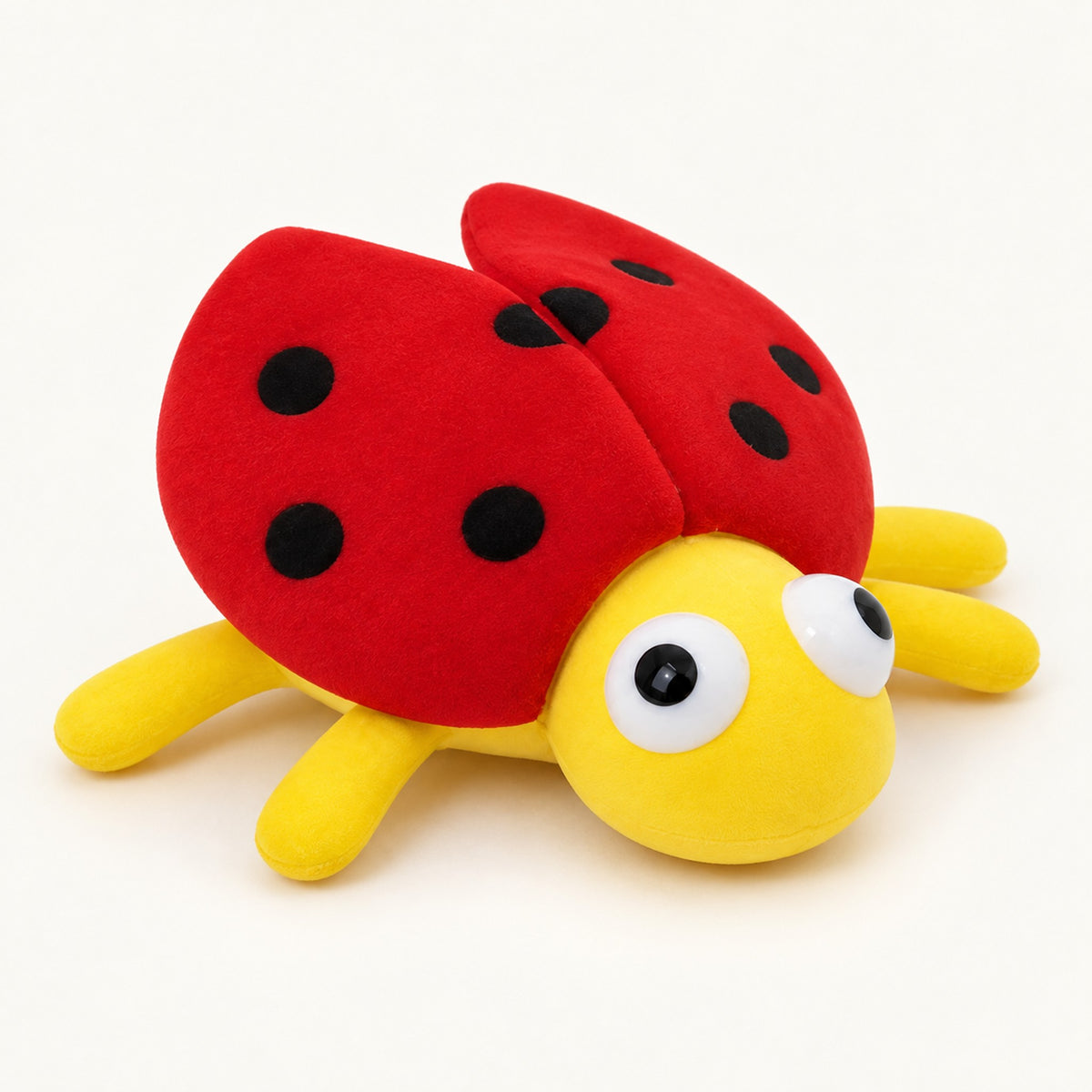 ObiBuzzy – Light-Up Insect Plush Pillow - Ladybird variant