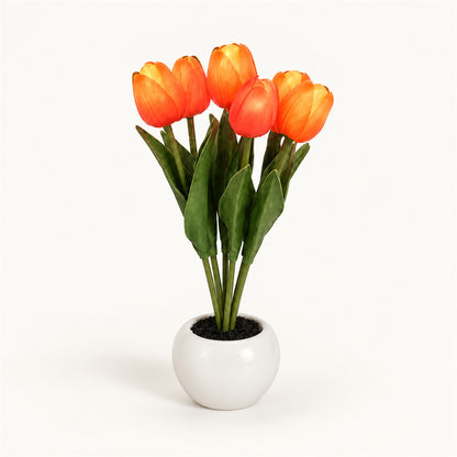 Ceramic Tulips – Ceramic Tulip Lamp