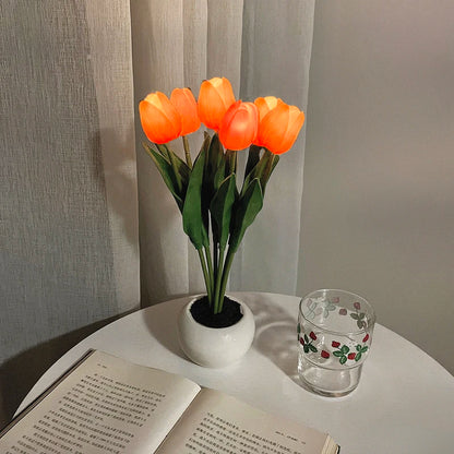 Ceramic Tulips – Ceramic Tulip Lamp