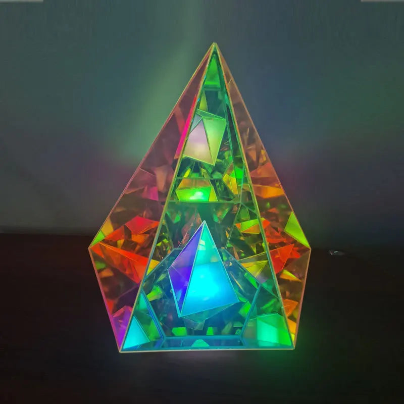 PyramidGlow Acrylic Pyramid Lamp - C