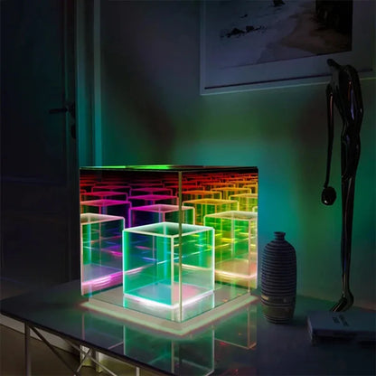 Hologram Prism – Decorative Acrylic Sculpture Lamp