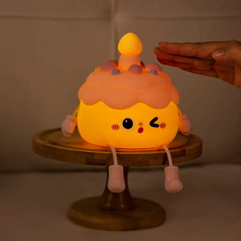 
CakeGlow Birthday Cake Night Lamp - Birthday cake light