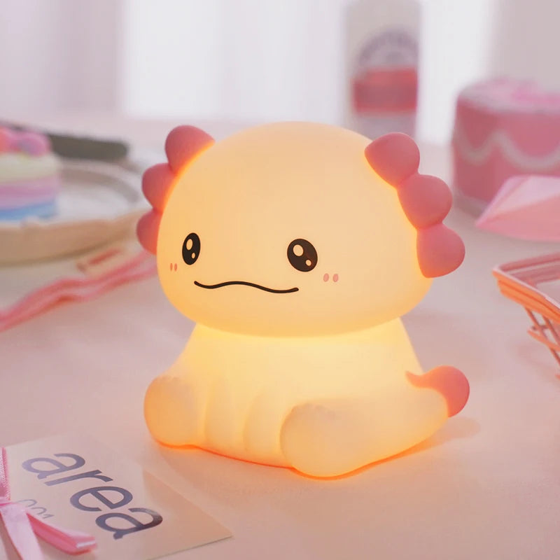 
AxoPuff Salamander Colour Lamp - Axolotl Sleep Lamp