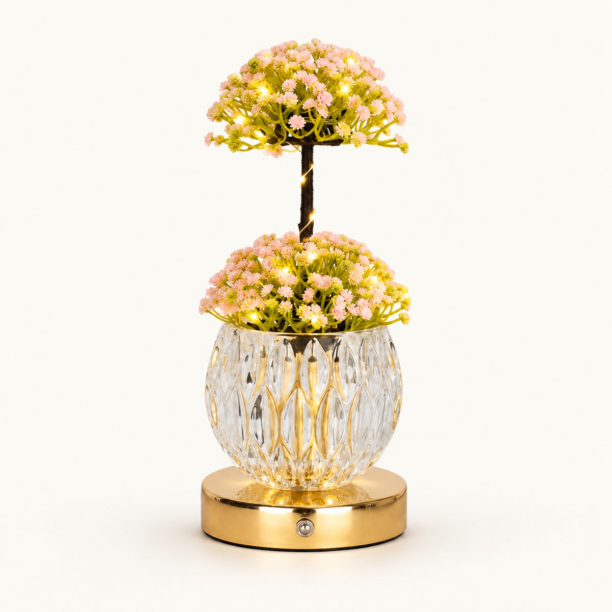 Tulip Bouquet – Rechargeable Tulip Lamp - Pink Baby’s Breath variant