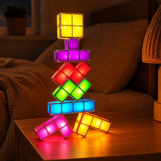 Block Puzzle – Stackable LED Block Lamp