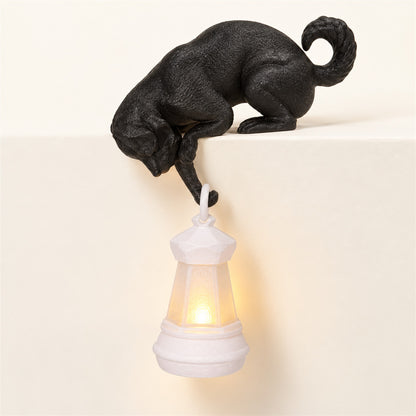 Lantern Cat – Cat Shelf Decor with Lantern Options