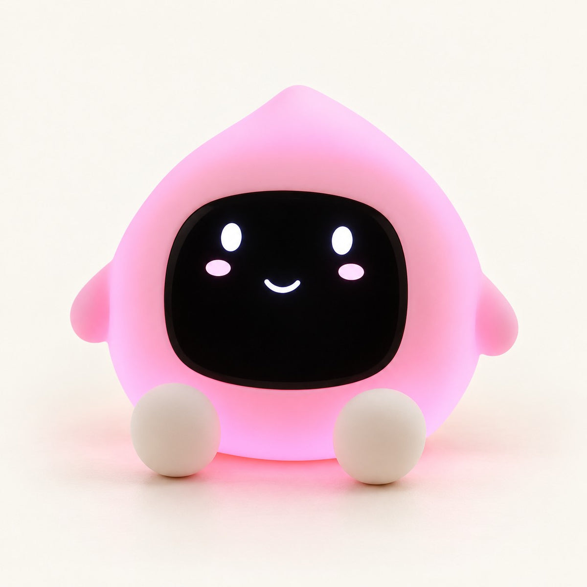 
ObiJuicy – Fruit Night Lamp & Sleep Trainer Clock - Peach variant