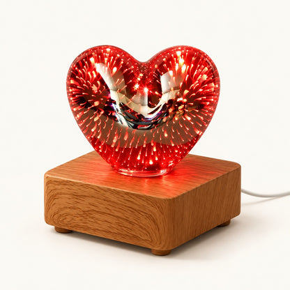 ObiSparkbear – Crystal Bear & Heart Lamp
