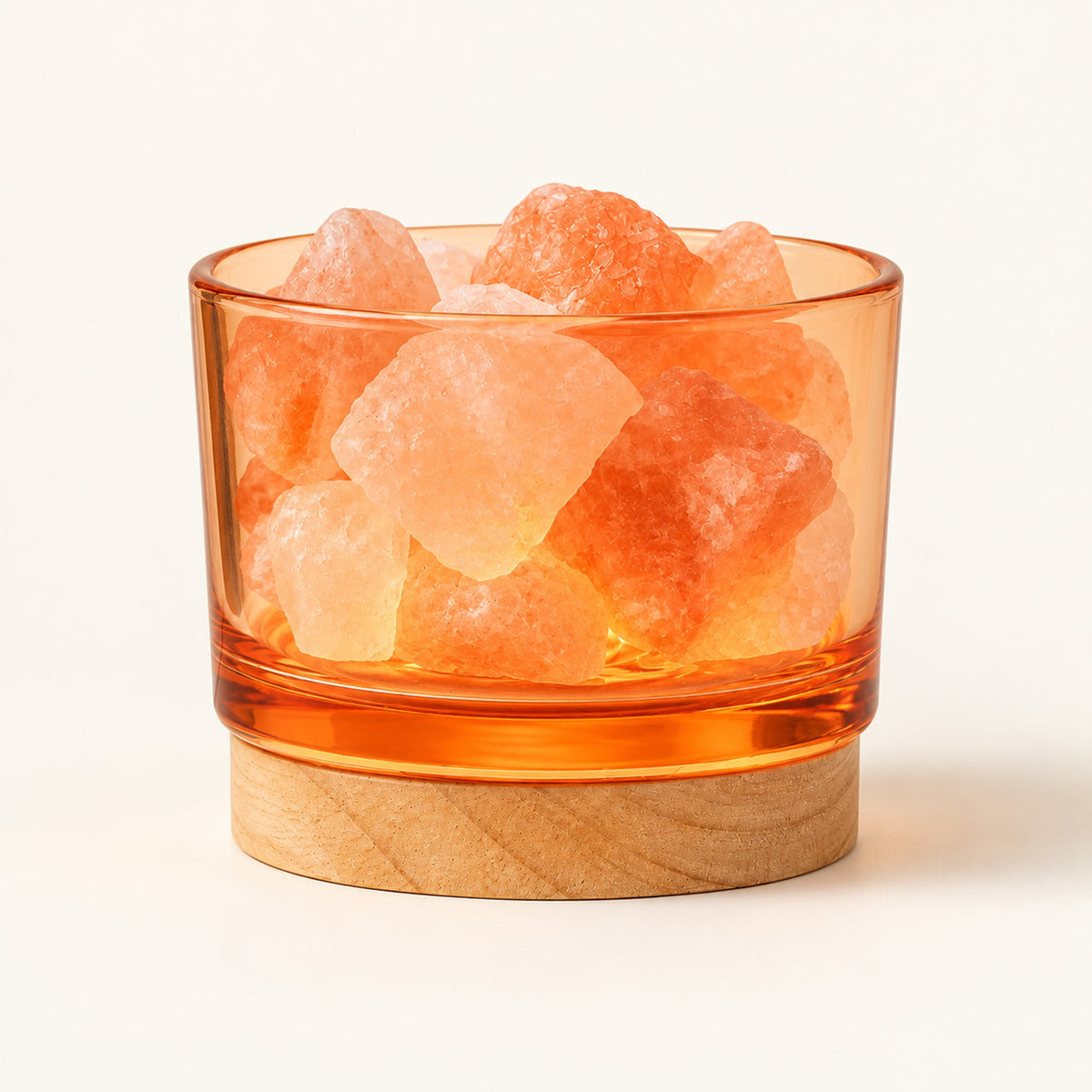Rose Quartz – Crystal & Mineral Display Lamp - Himalayan Salt variant