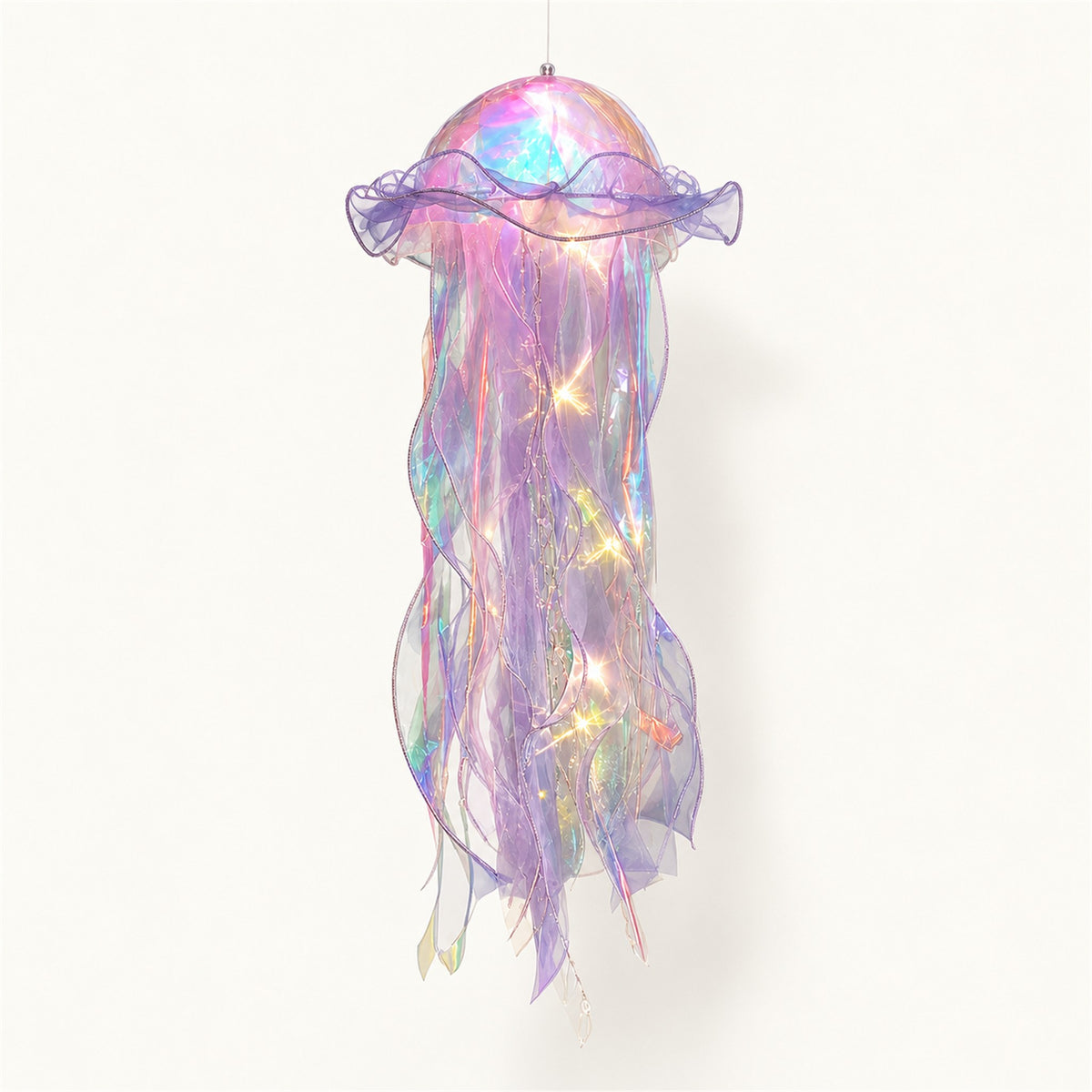 Jelly Lantern – Hanging Jellyfish Lamp - Purple Single variant