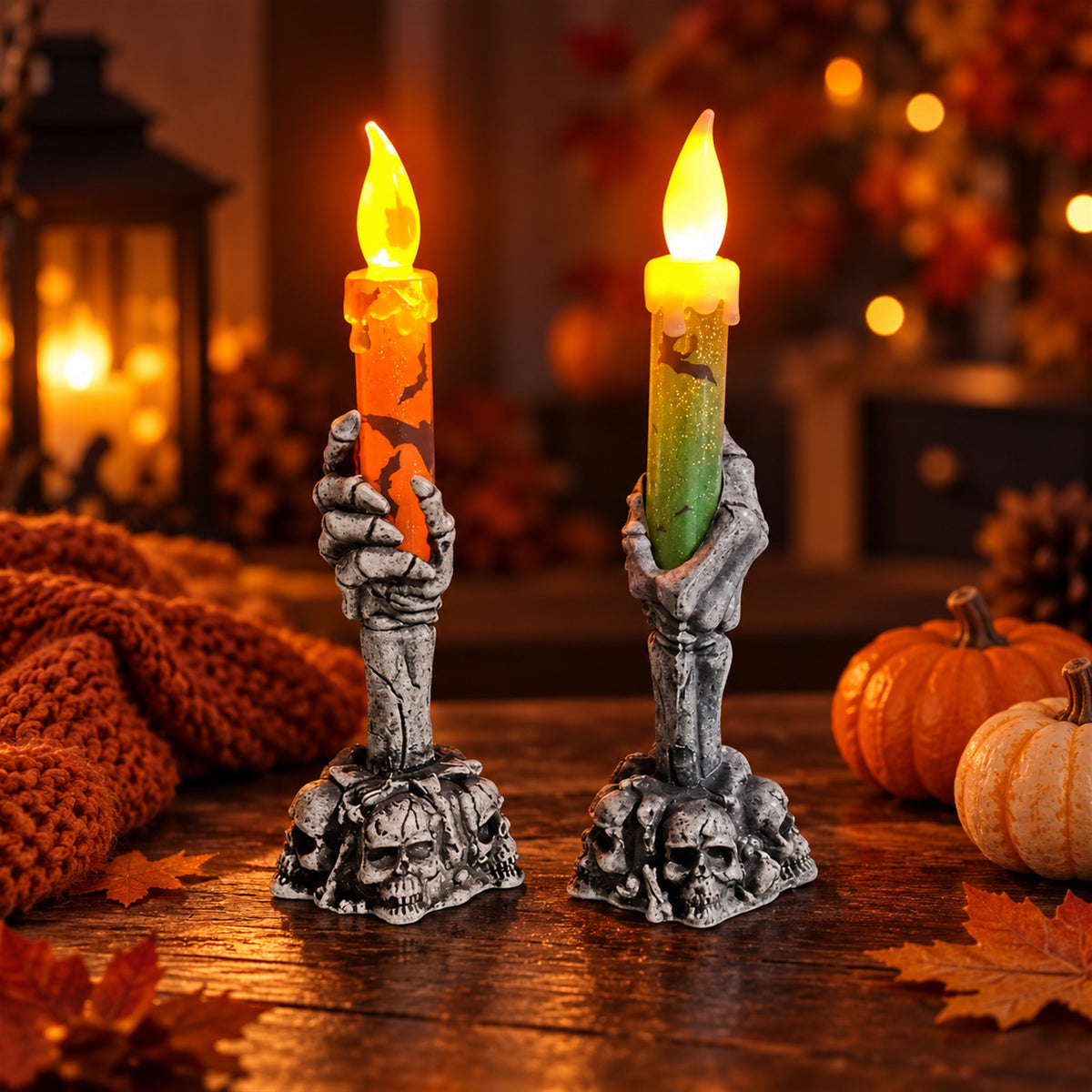 Bone Candle – Skeleton Hand LED Candle Lamp