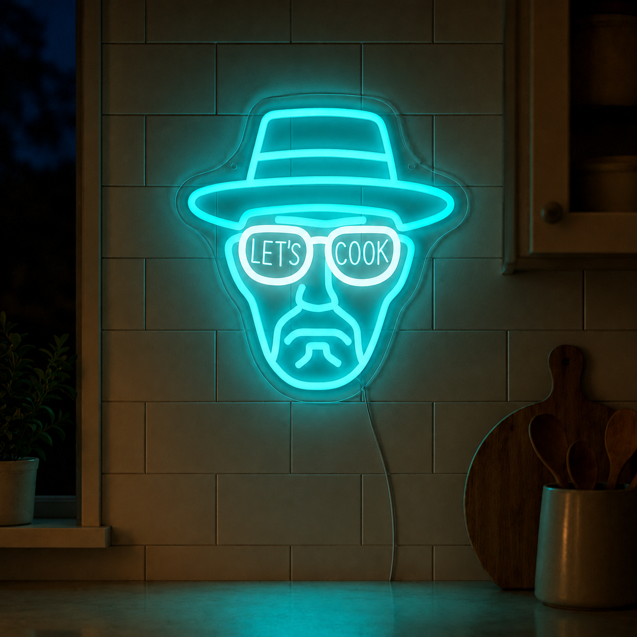 Enseigne murale LED NeonChef