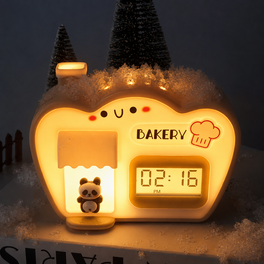 BakeGlow Reloj despertador acogedor
