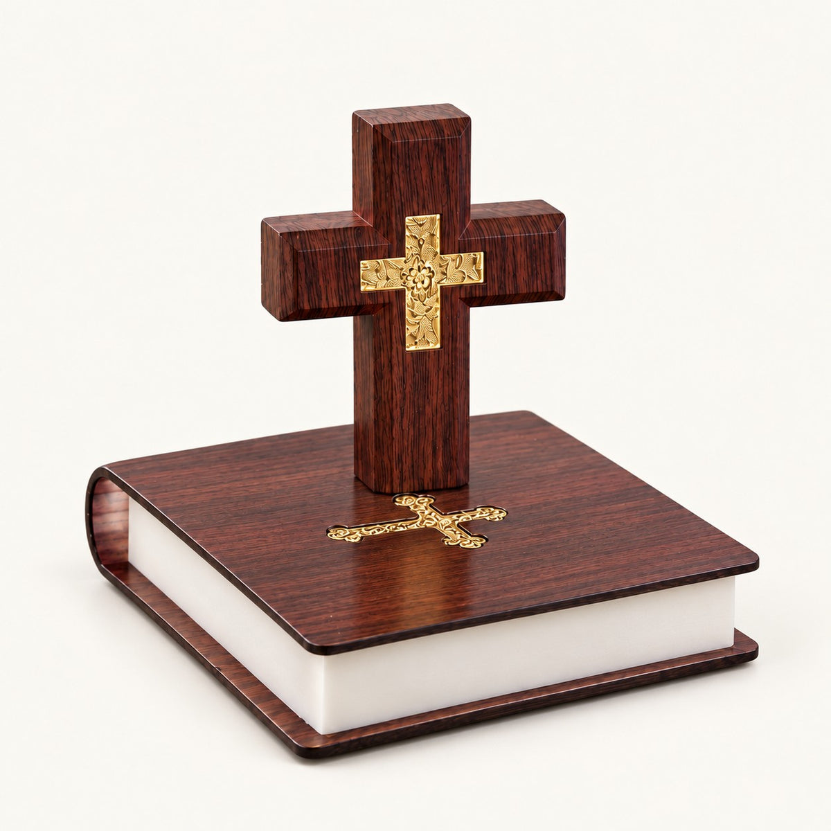 Floating Cross – Levitating Cross Lamp - studio view