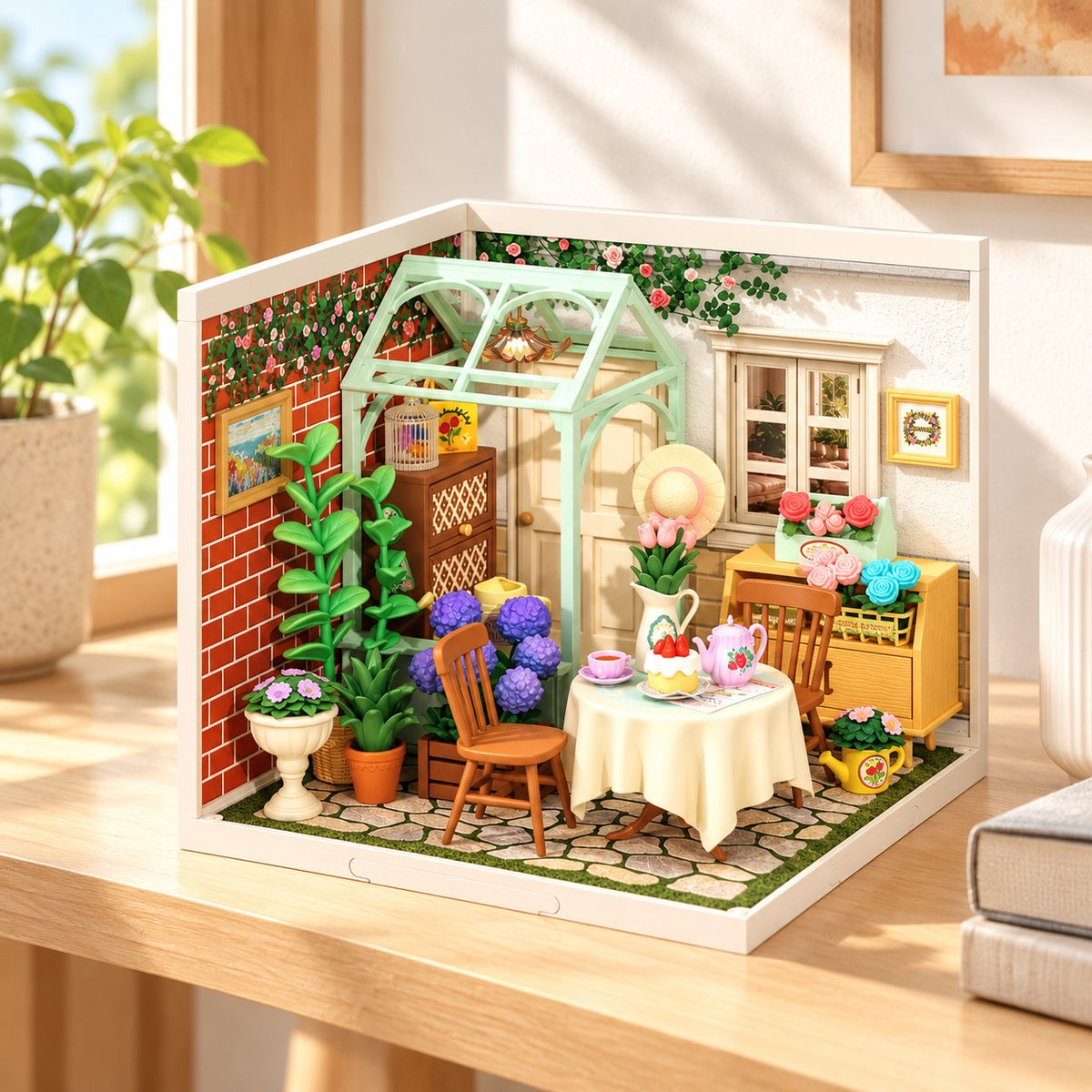 
Mini Rooms – DIY Miniature Room Kit with LED Light - daytime view