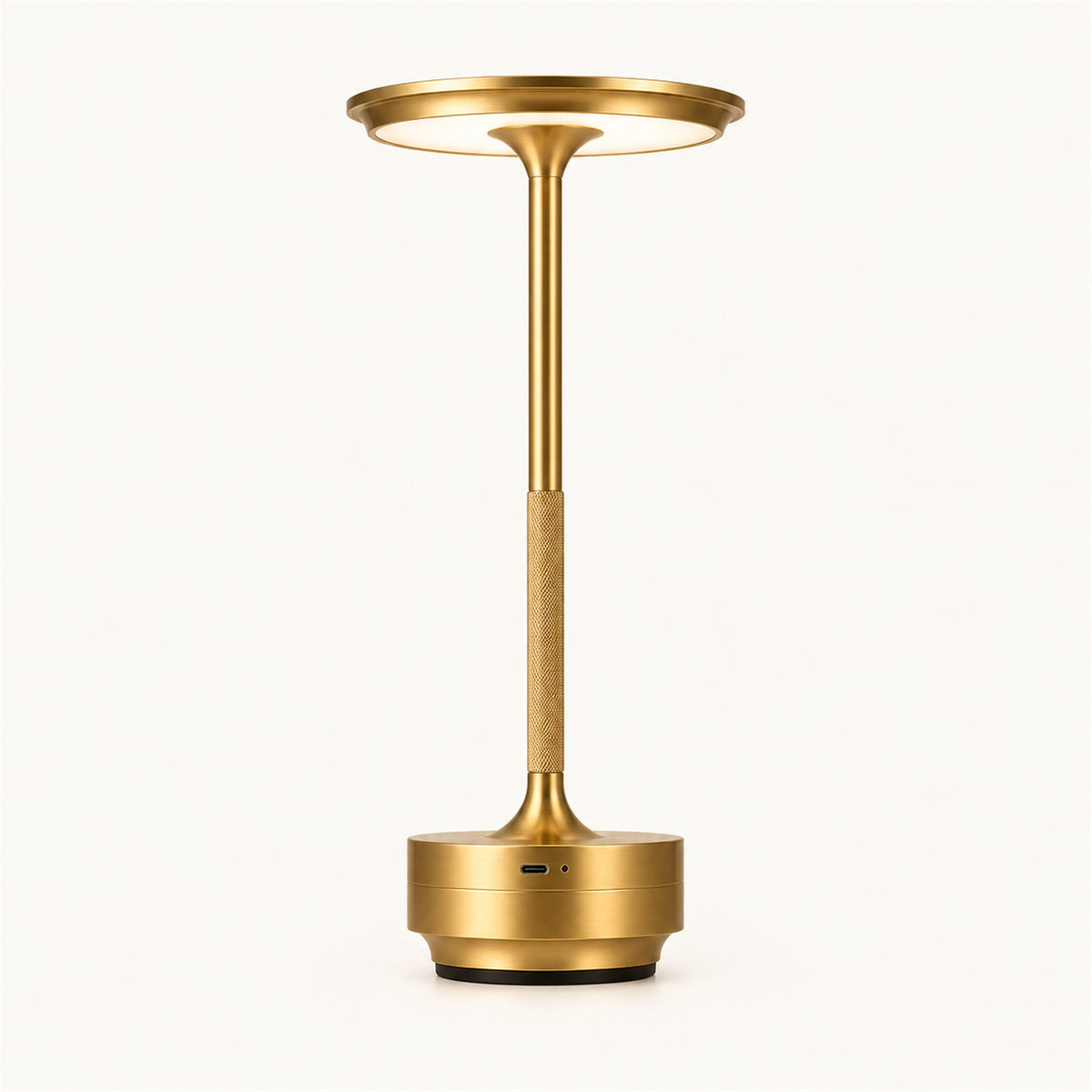 Cordless Bistro – Rechargeable Touch Table Lamp - Antique Gold variant