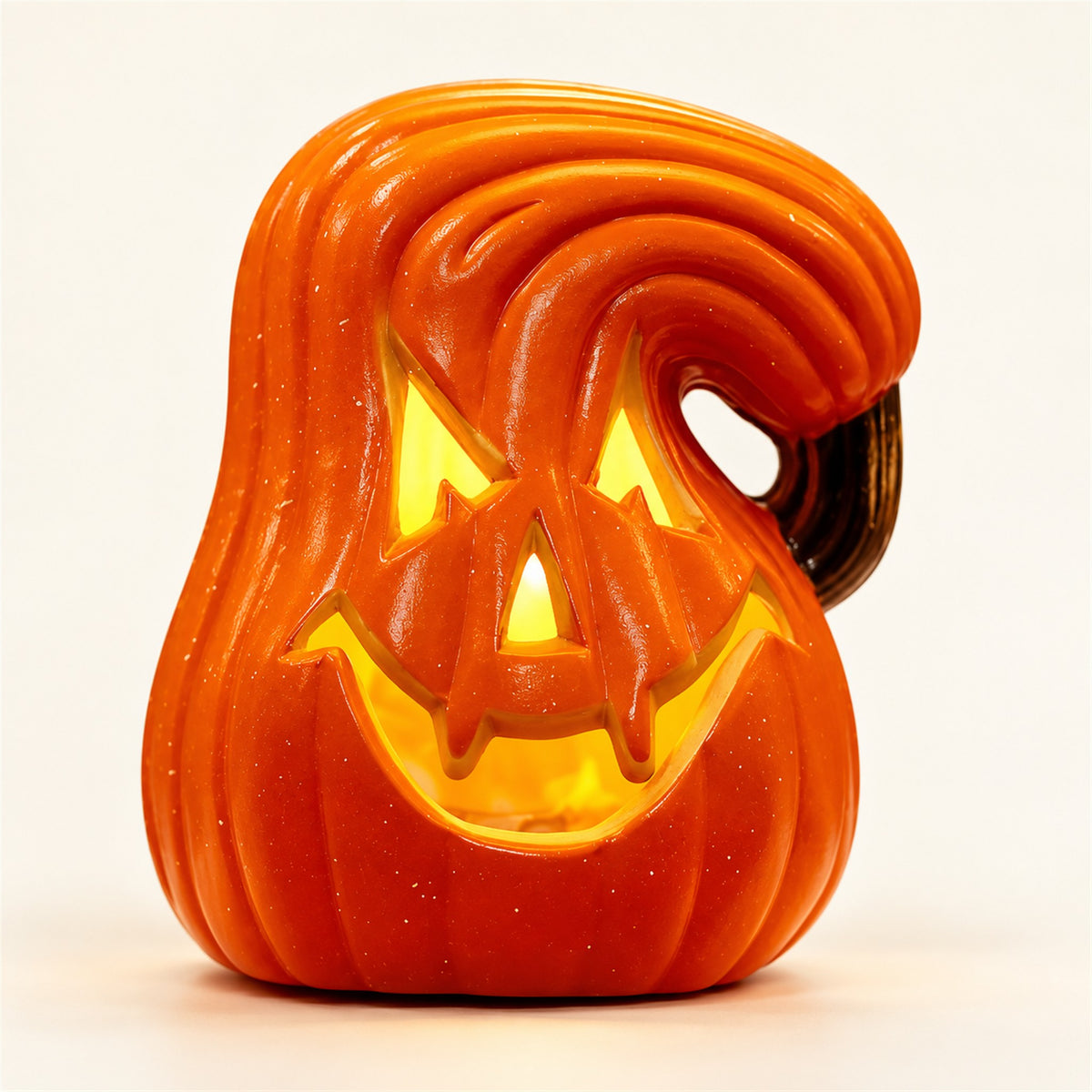 
Pumpkin Patch – Carved Pumpkin Lamp - Crooked Top variant