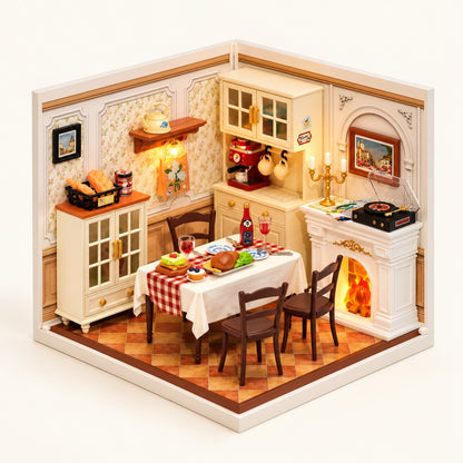 Mini Rooms – DIY Miniature Room Kit with LED Light