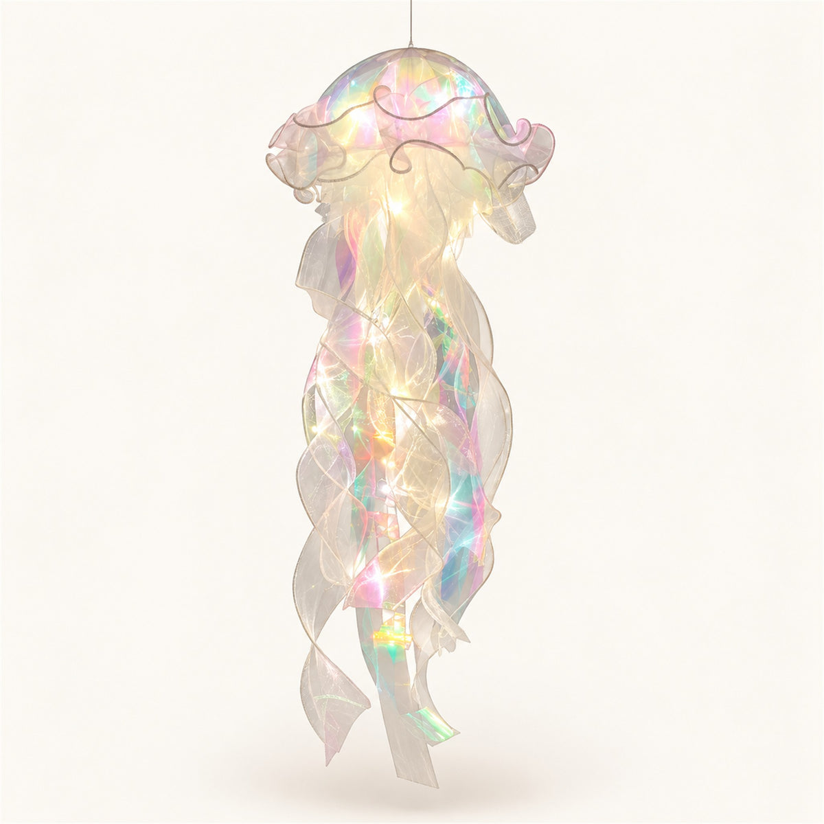 Jelly Lantern – Hanging Jellyfish Lamp - White Single variant