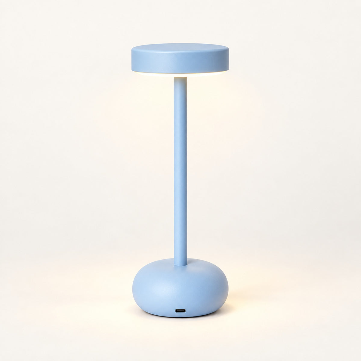 Steel Bistro – Rechargeable Table Lamp - Sky Blue variant
