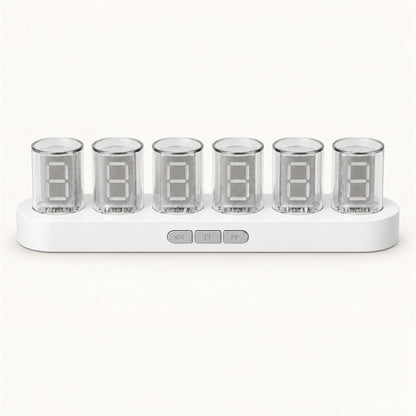 Nixie Clock – RGB Digital Tube-Style Desk Clock