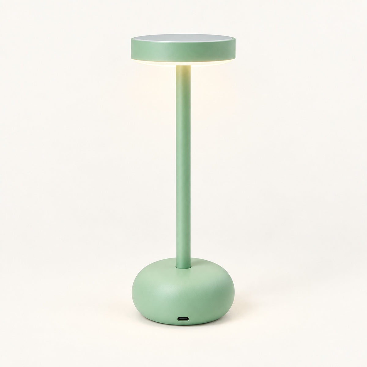 Steel Bistro – Rechargeable Table Lamp - Sage Green variant