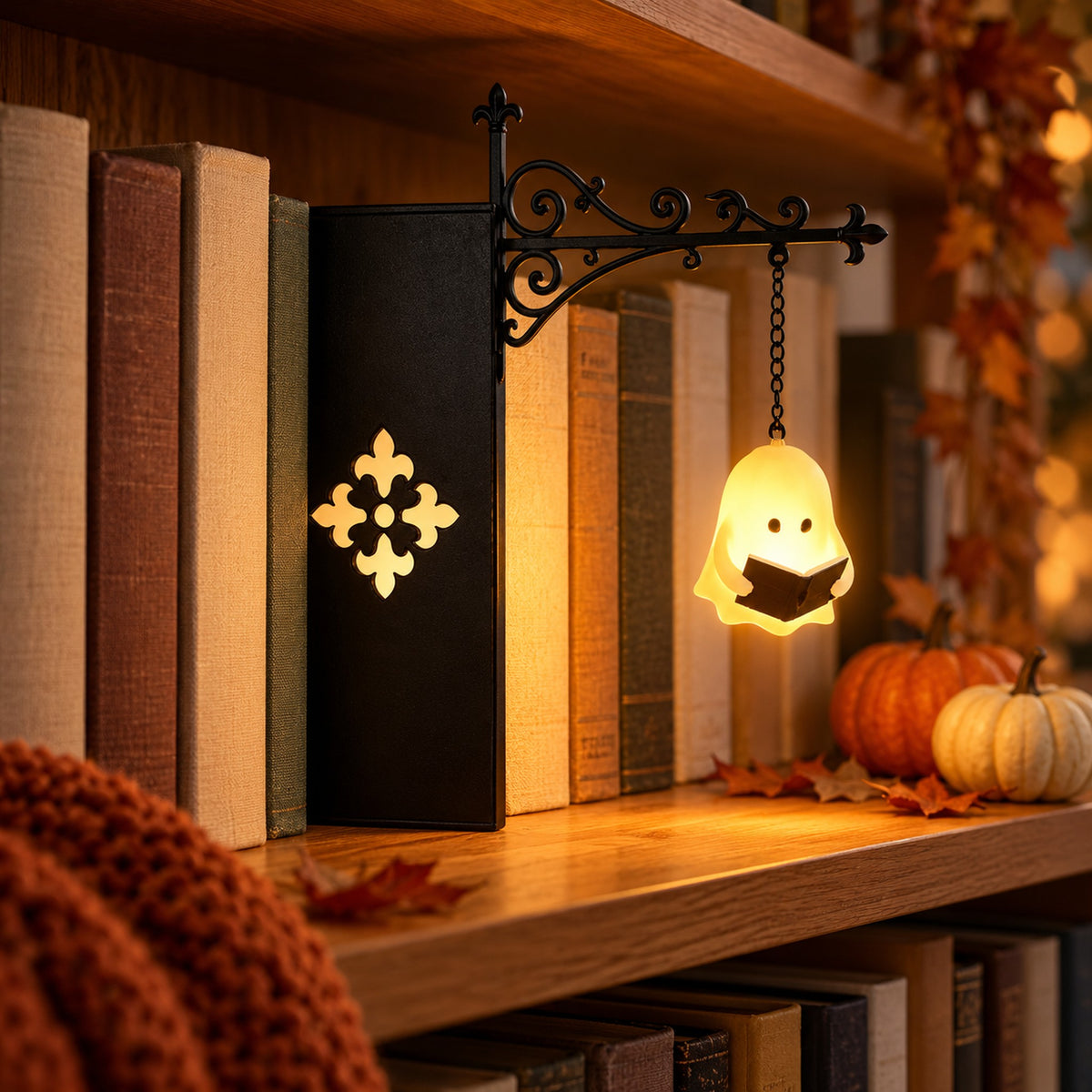 
Shelf Lantern – Bookshelf Wall Lamp