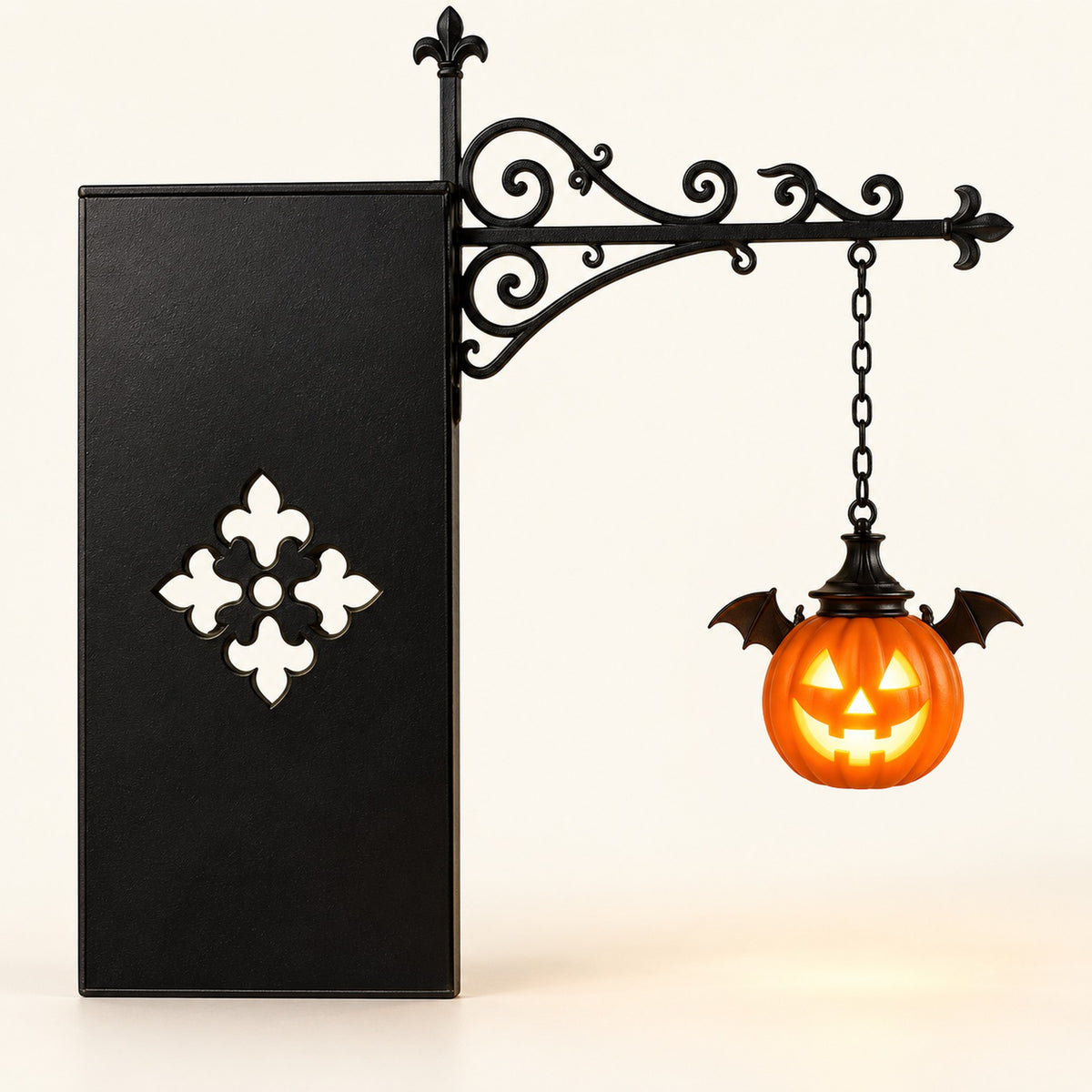 Shelf Lantern – Bookshelf Wall Lamp - Mini Pumpkin variant