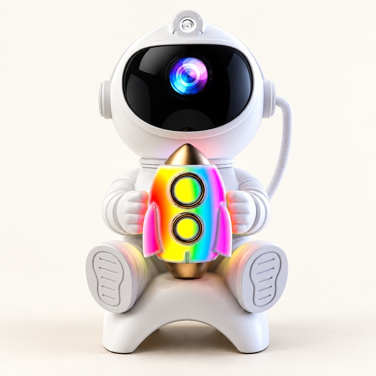 
Space Cadet – Astronaut Galaxy Projector Lamp - RocketPlusSpeaker variant