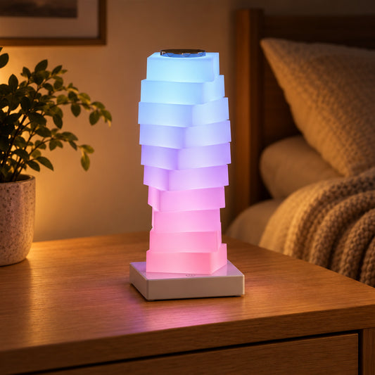 Prism Tower – Rechargeable RGB Table Lamp