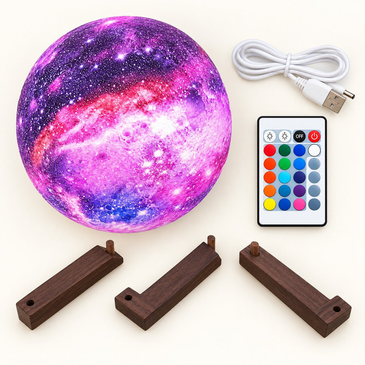 
Galaxy Moon – 16-Color Galaxy Moon Lamp
