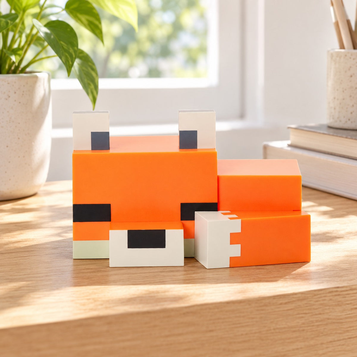 ObiPixel – Blocky Fox Night Lamp - daytime view