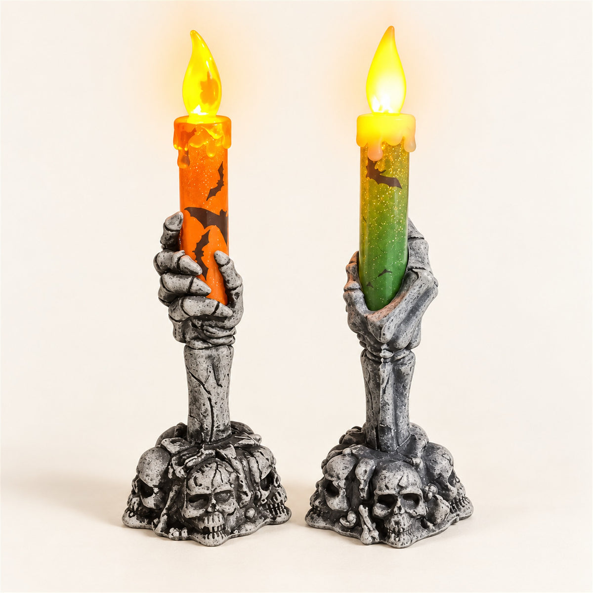 Bone Candle – Skeleton Hand LED Candle Lamp - studio view