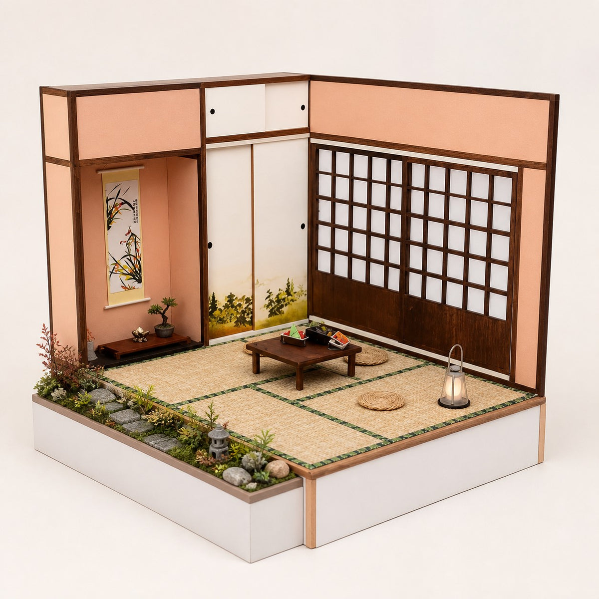 Tatami Room – Japanese Room Dollhouse Kit - D variant