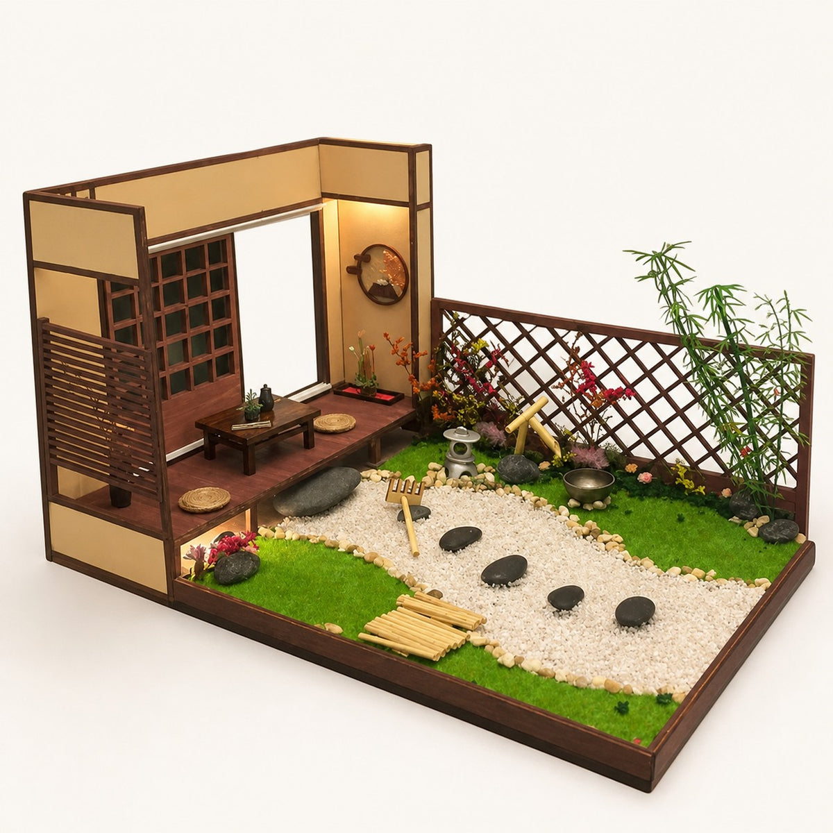 Tatami Room – Japanese Room Dollhouse Kit - F variant