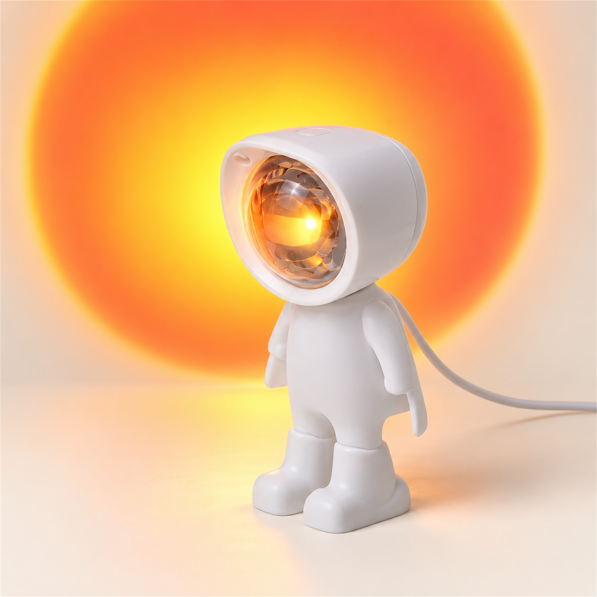 
Astro Sunset – Rechargeable Astronaut Sunset Lamp - Sunset Red variant