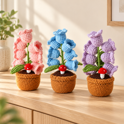 Crochet Bloom – Crochet Orchid Lamp