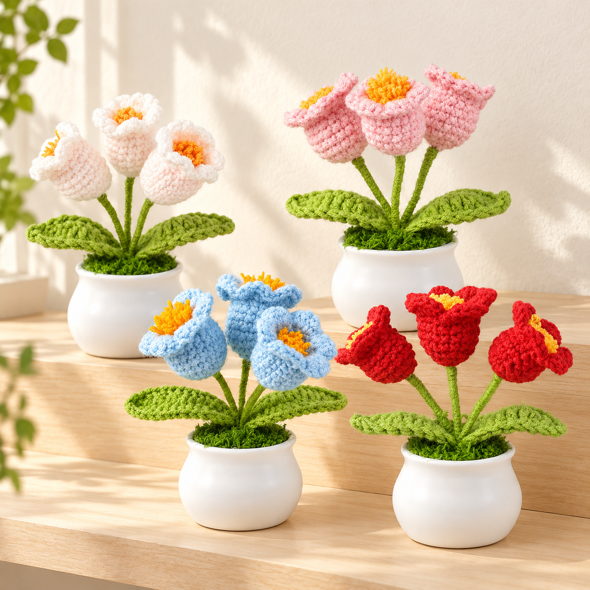 Crochet Bloom – Crochet Orchid Lamp