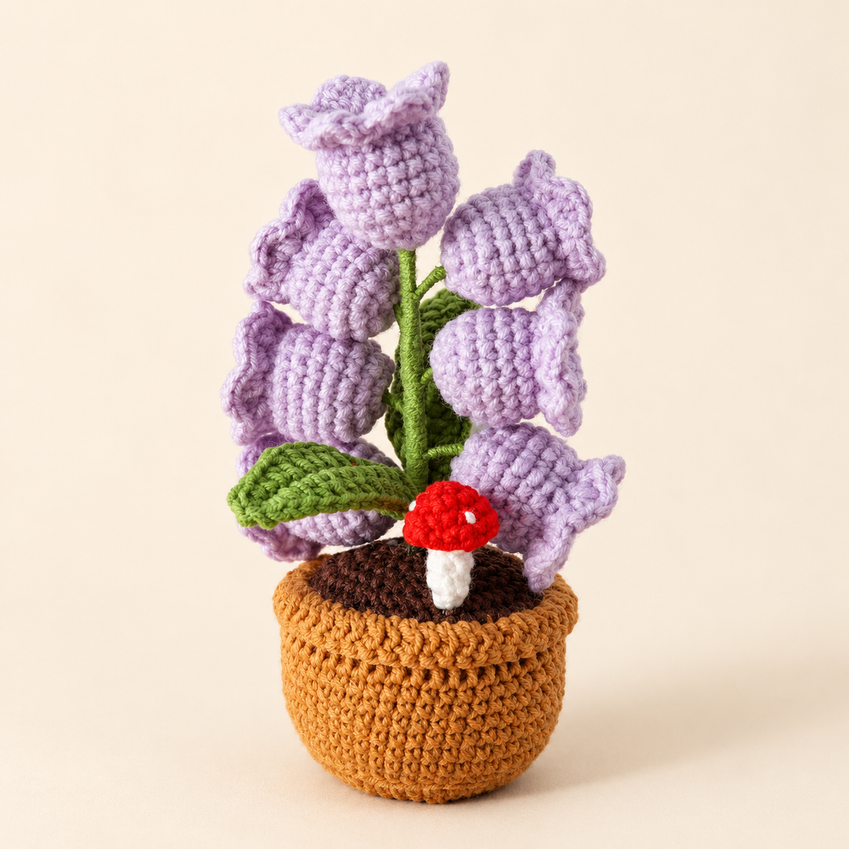 
Crochet Bloom – Crochet Orchid Lamp - LilacBasket variant