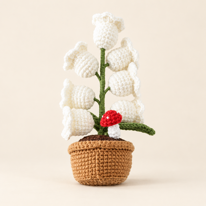 Crochet Bloom – Crochet Orchid Lamp