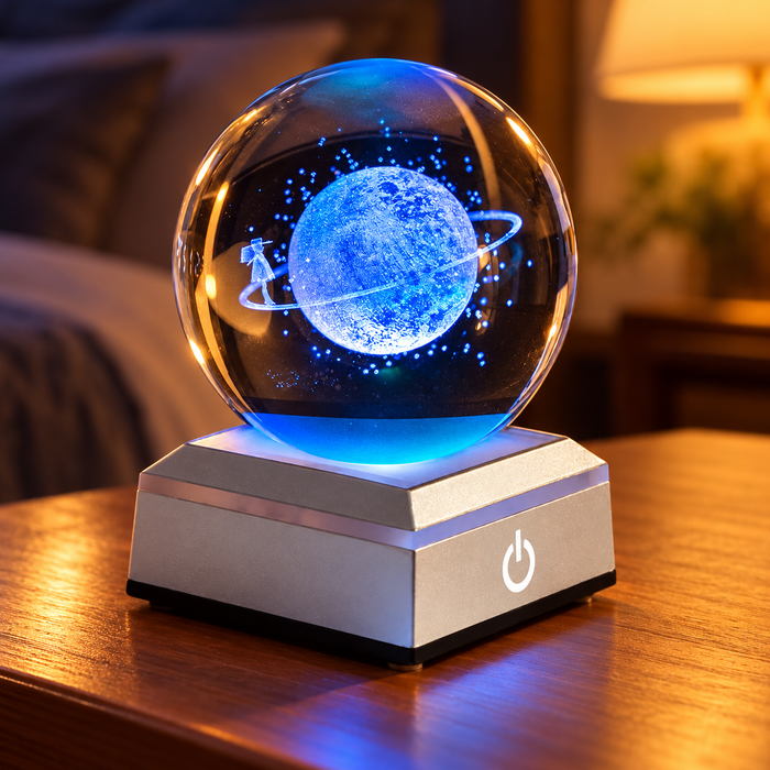Crystal Globe – Glowing Crystal Ball Lamp