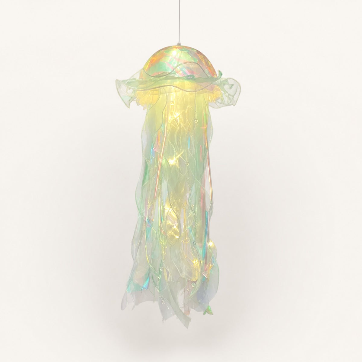 Jelly Lantern – Hanging Jellyfish Lamp - Yellow variant