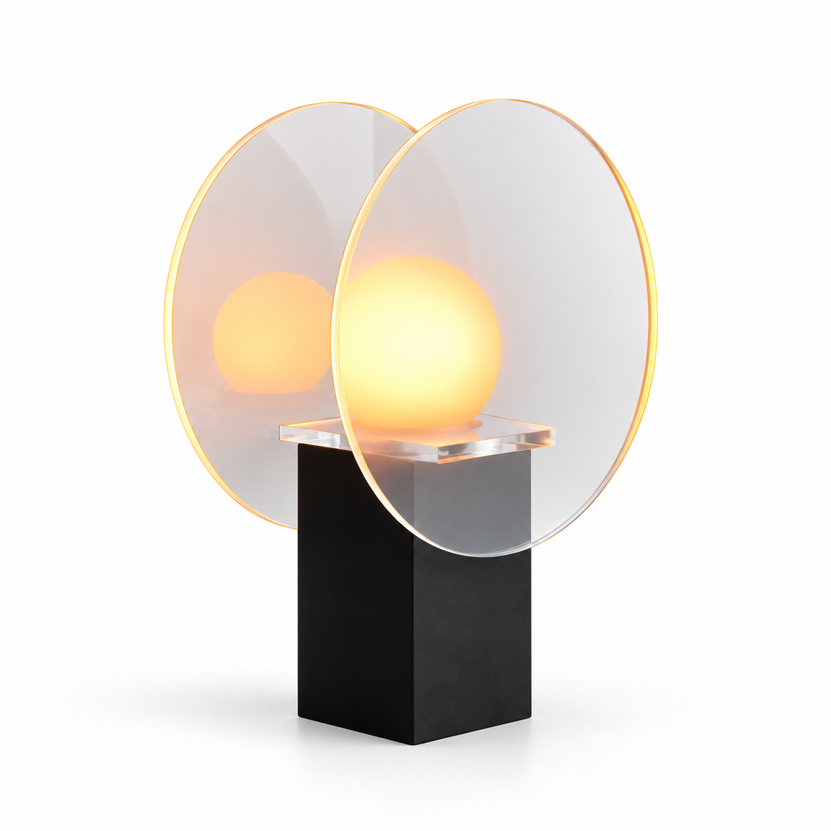 Lámpara de mesa ambiental HaloForm - Transparent variant