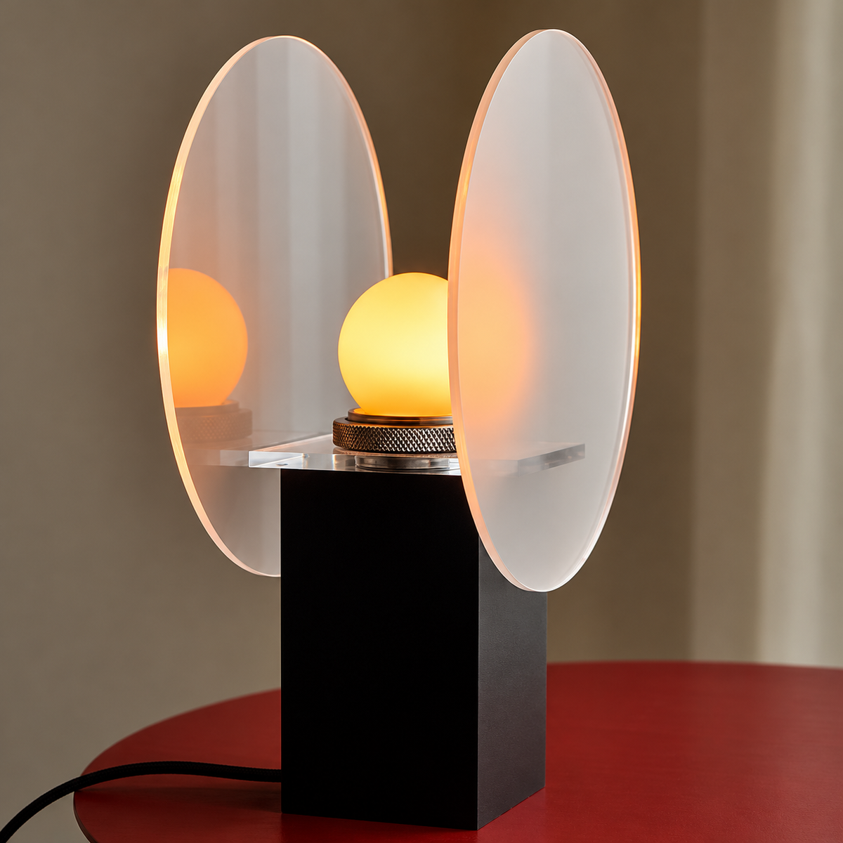 Lámpara de mesa ambiental HaloForm