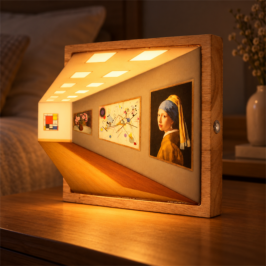 Lampe Illusion Multi-Angle DepthAura - nighttime view