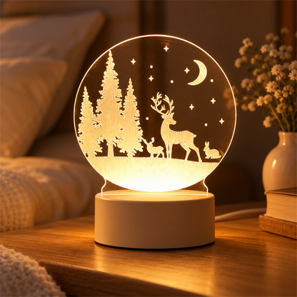 Little Glimmer – Acrylic 3D Illusion Night Lamp